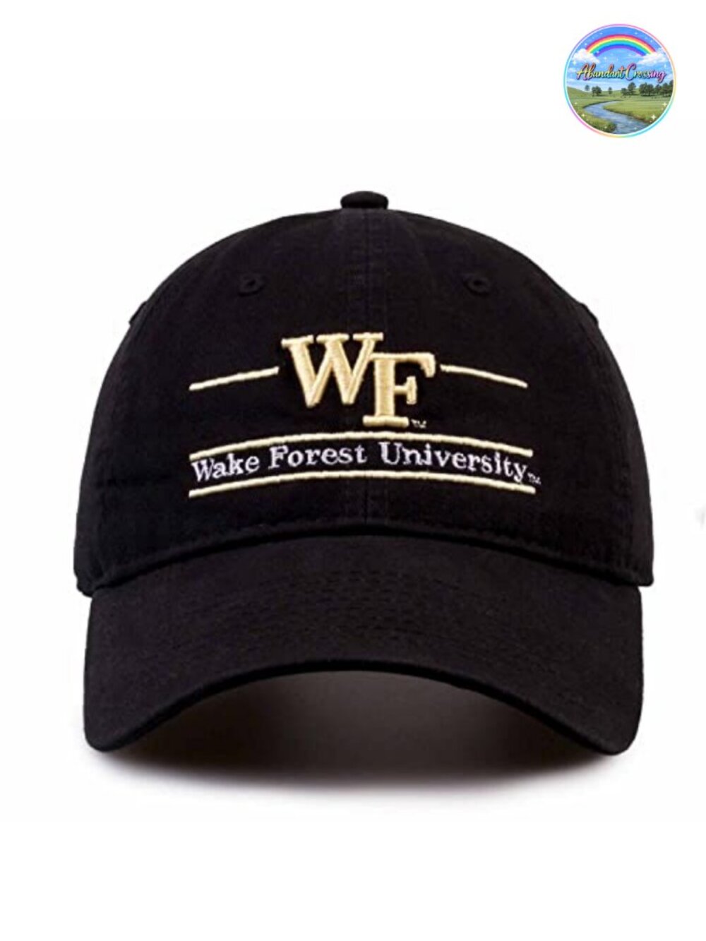 Garment Washed Cotton Twill Baseball Cap NCAA Embroidered Adjustable Fit
